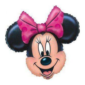Globo Minnie Mouse Moño Rosa